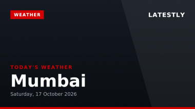 Mumbai Weather Forecast & Update for Today, Saturday, 17 October 2026: Clear Skies and Warm Temperatures, High of 37&deg;C